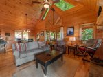 Soaring Hawk Lodge: Entry Level Living Room